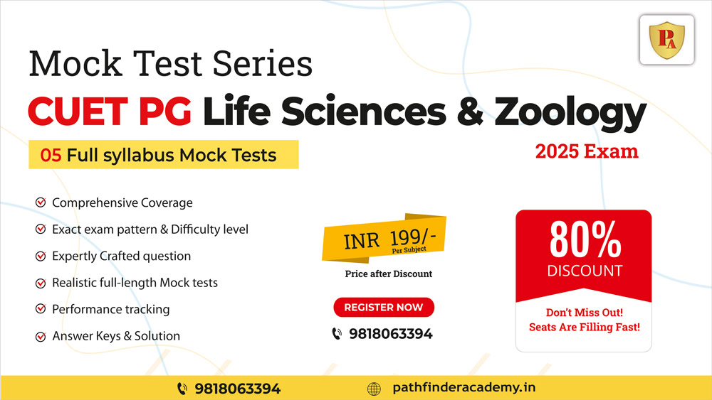 CUET PG Life Sciences and Zoology Mock test