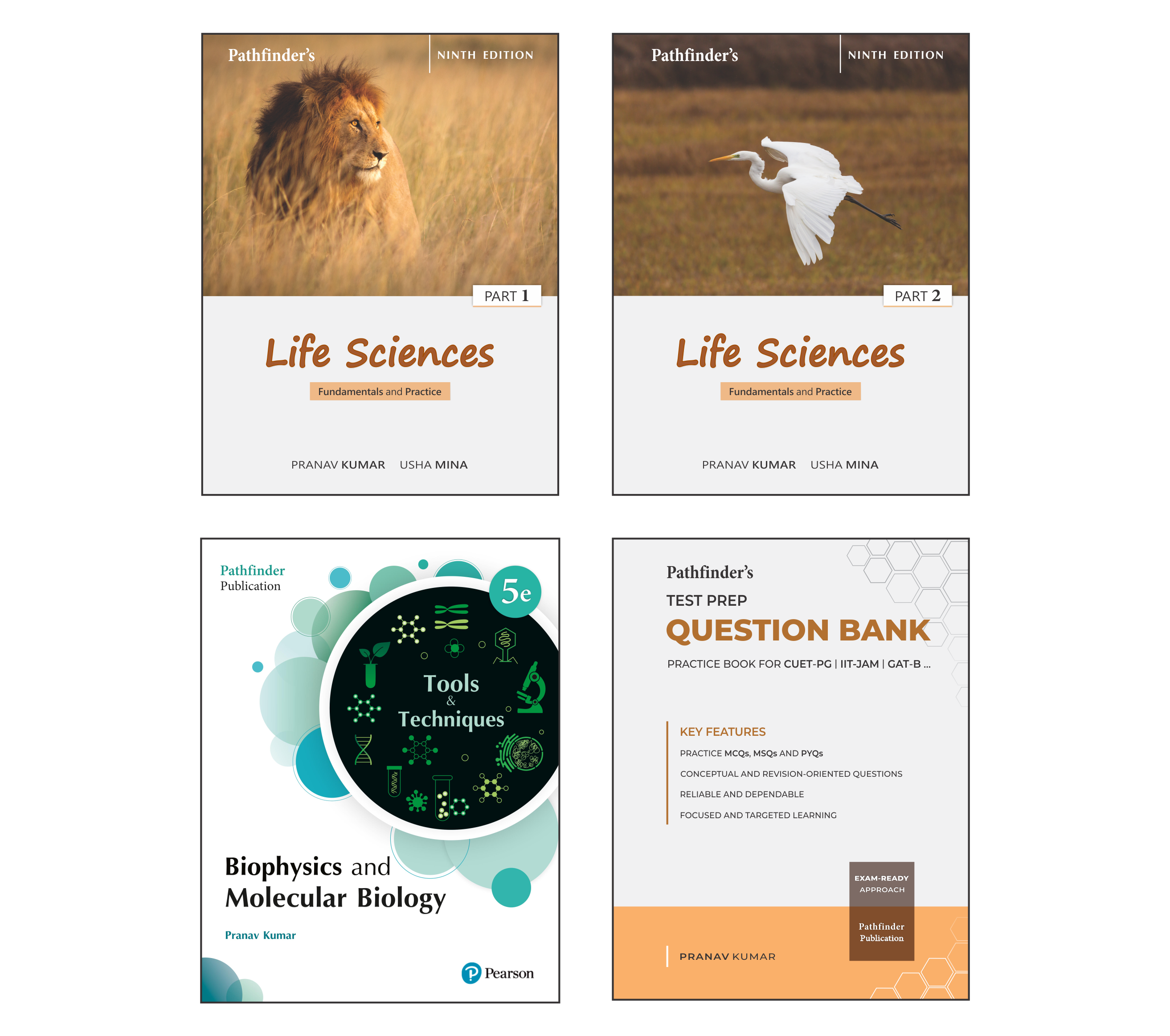 Pathfinder's CUET-PG Life Sciences study books
