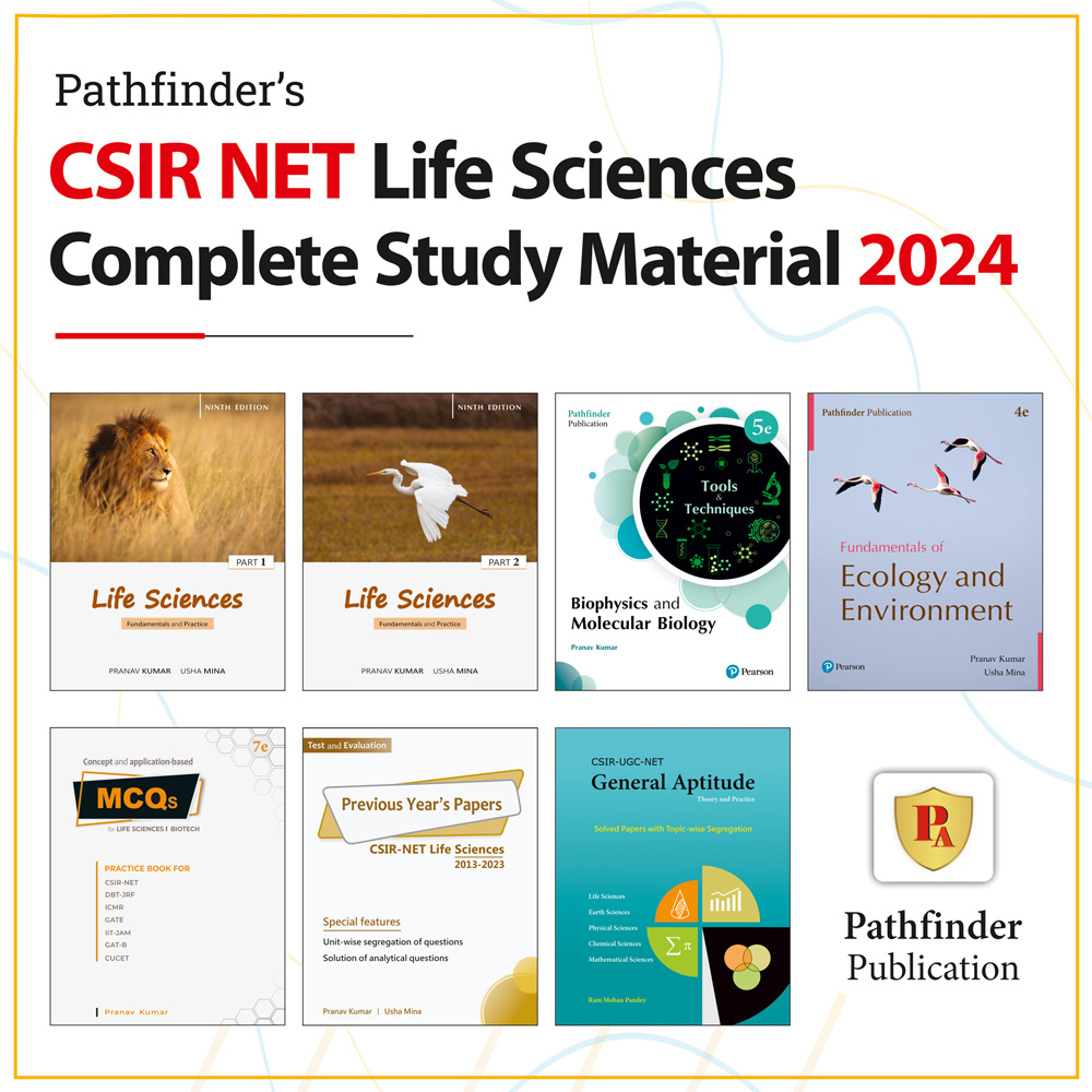 pathfinder csir net life science complete study material 2025 edition