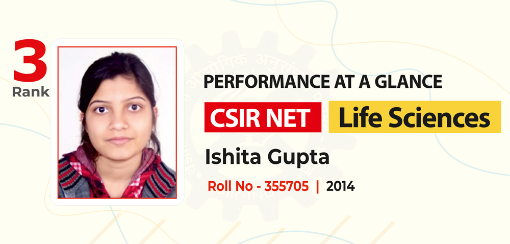 Pathfinder'CSIR NET Life Sciences Topper 2024 Rank - 3