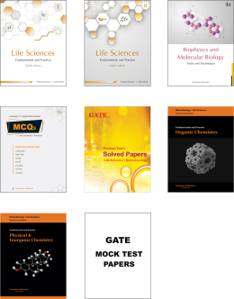 GATE Life Sciences : <br> Correspondence programme