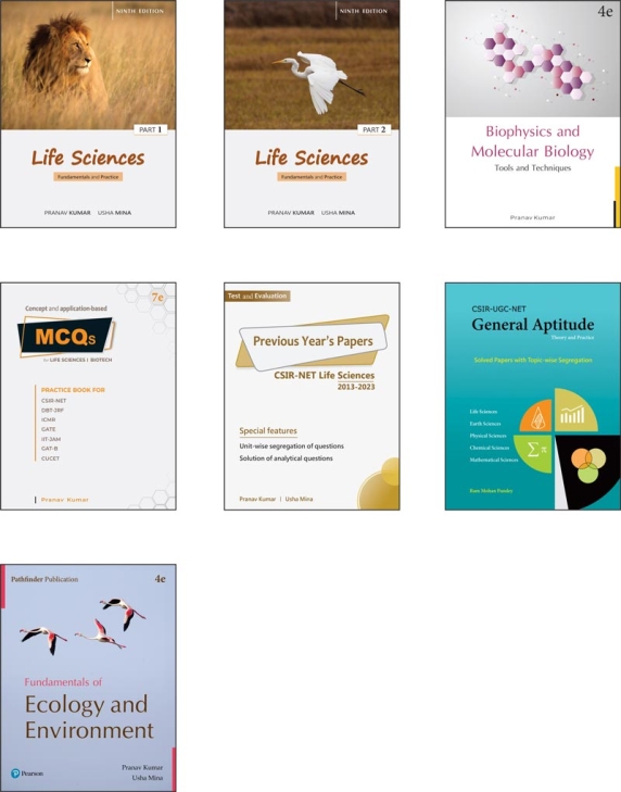 CSIR-UGC-NET LIFE SCIENCES - COMPLETE SET (7 books) - 2024 EDITION