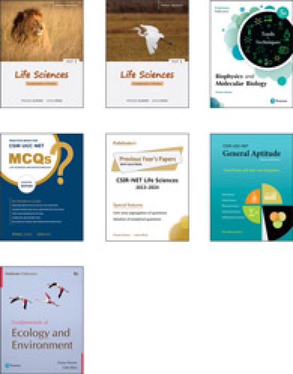 CSIR-UGC-NET </br> Life Sciences : 7 books 