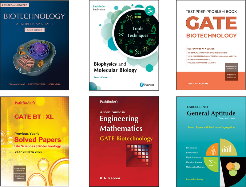 GATE - Biotechnology : 6 book